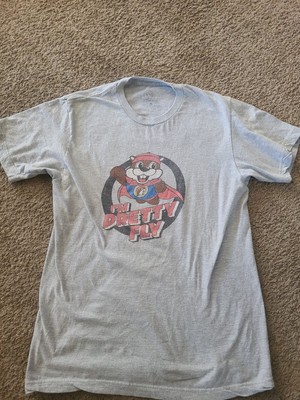 Buc-Ee's Superheld Ich Schön Fly Bucees Lebensmittel Laden Biber T-Shirt Grau Sz