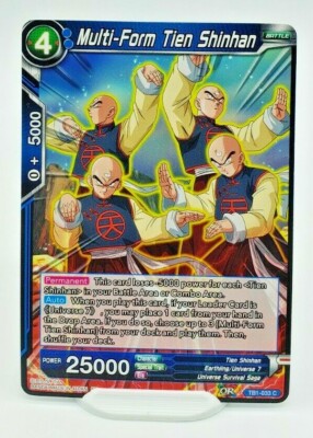 Dragon Ball Super TCG Multi-Form Tien Shinhan TB1-033 C  Near Mint