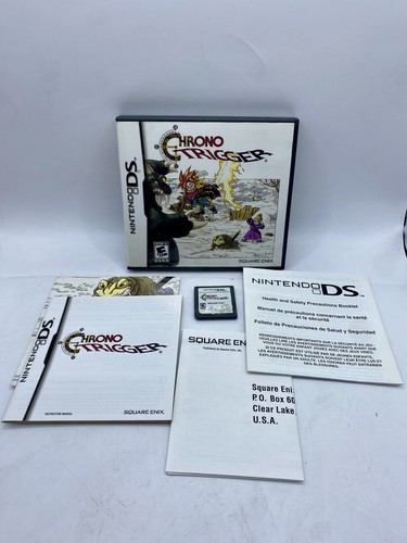 Chrono Trigger (Nintendo DS, 2008) CIB Complete w/Manual Reg Card Poster Genuine