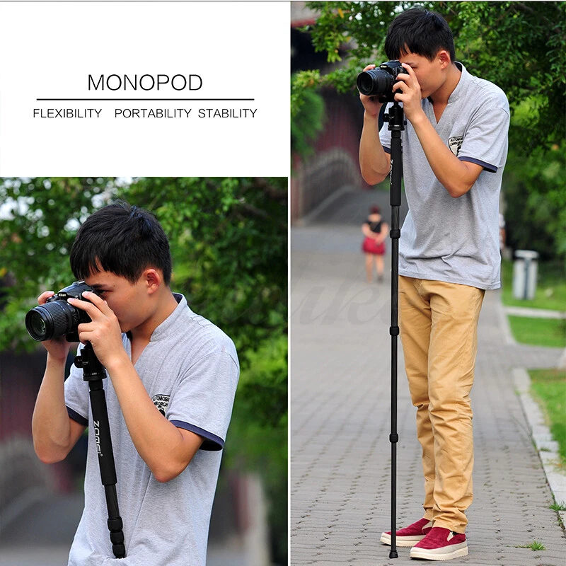 Zomei Z888C Professional Carbon Fiber Tripod Monopod&Ball Head For DSLR Camera - Image 4 of 4