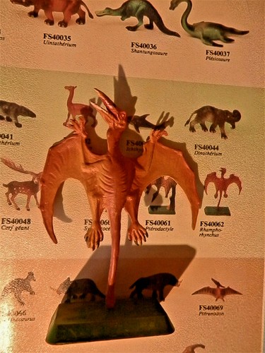 Lot De 10 Figurines Starlux Dinosaures Préhistoire – Années 80, Monoclonius, échelle 1:32