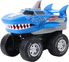 Shark Monster Truck - Oversize Motorized Wheel
