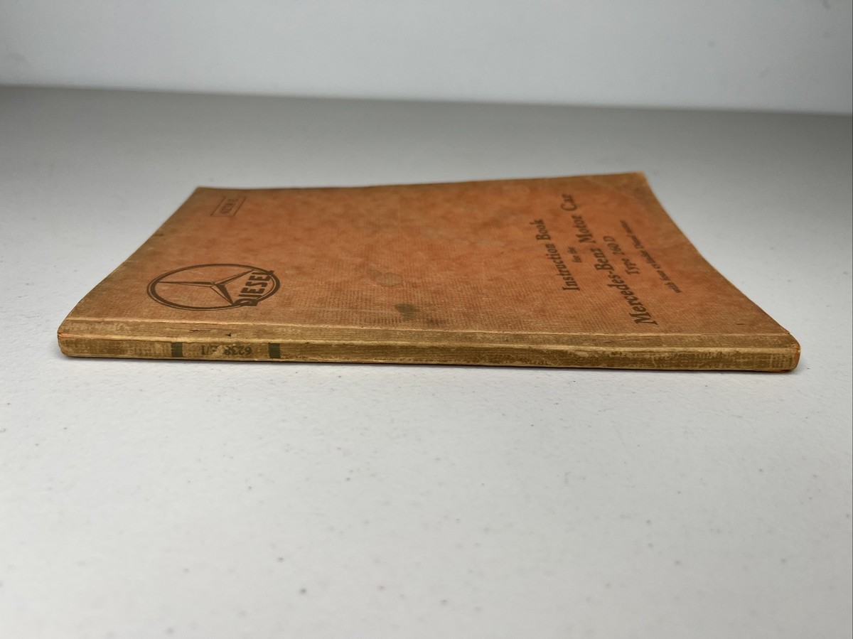 Operating Instructions/Manual Mercedes-Benz 260 D Type W 138 Stand