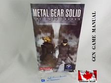 MANUAL - METAL GEAR SOLID TWIN SNAKES Gamecube 'Replacement' Instruction Booklet