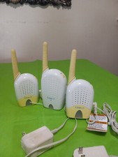 Graco White Portable Baby Monitor Receiver with 3 Power Cords