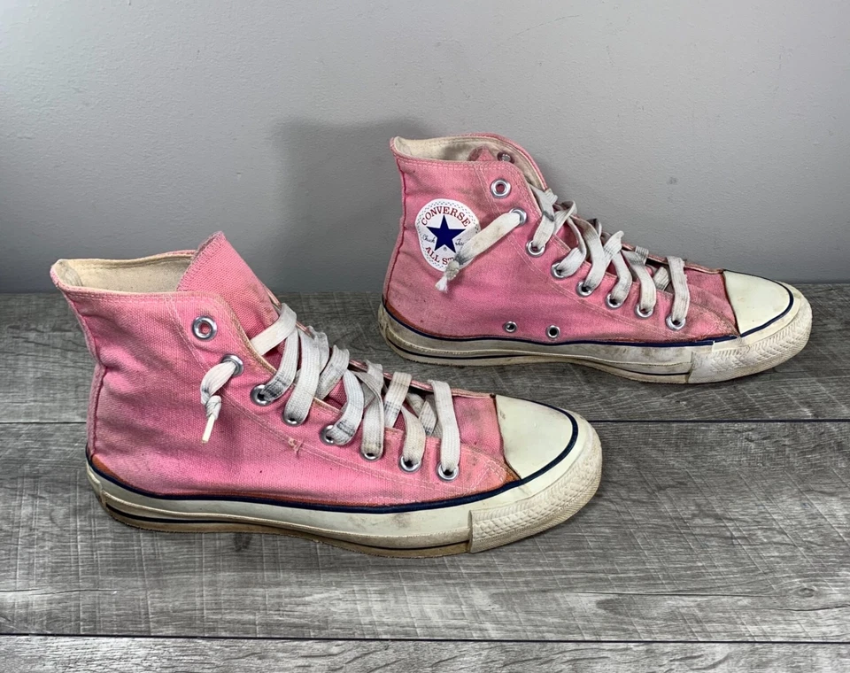 De Colección Converse All Star Chucks Taylor Hechas en EE. UU. Zapatillas altas para hombre Talla 6.5 Foto 2 de 4