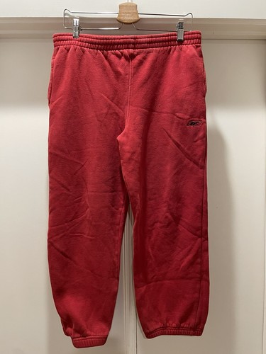 Vintage Reebok Sweatpants Logo Red 