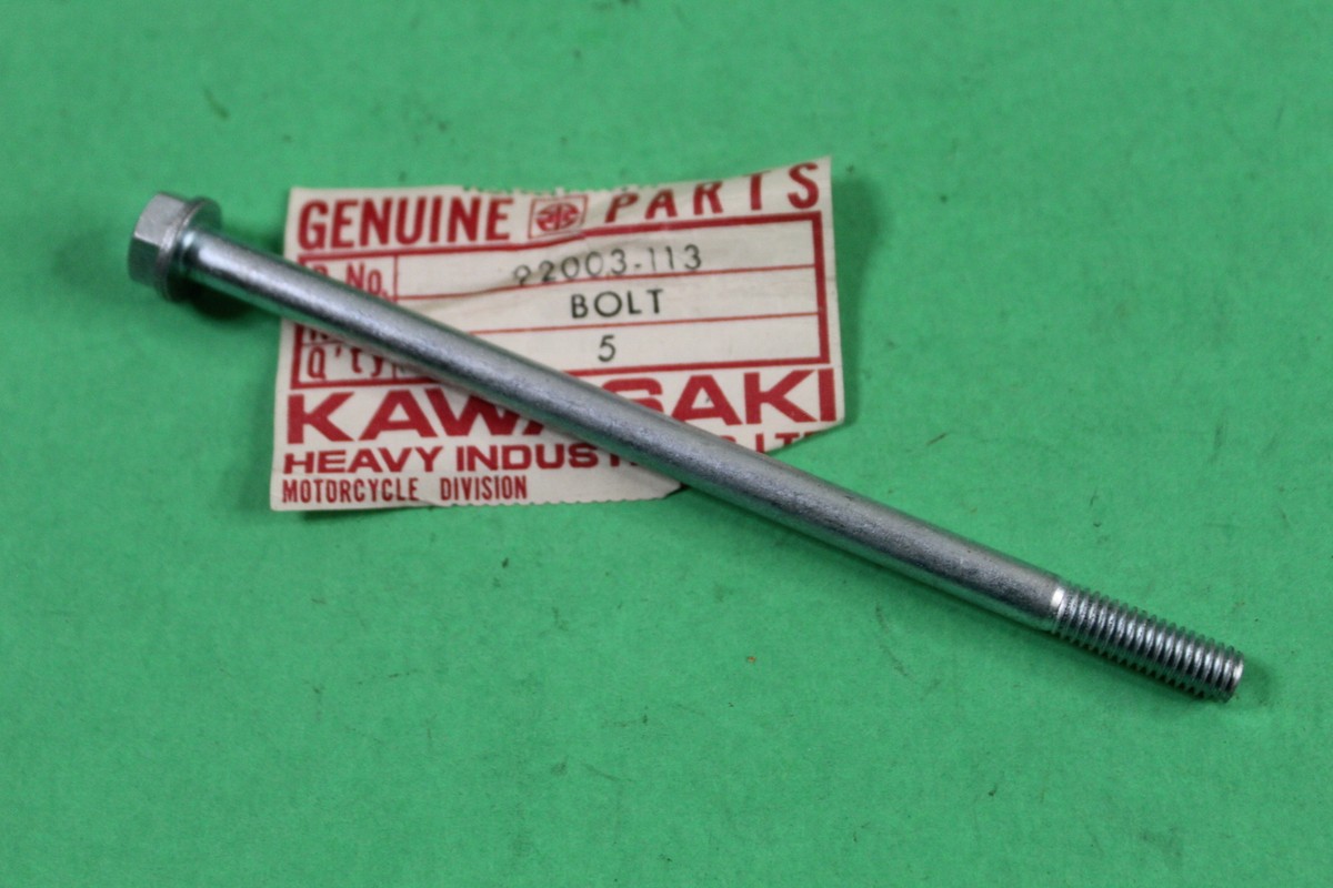 NOS OEM KAWASAKI Hex Head Bolt 6x116 Z1 KZ KZ1000 KZ900