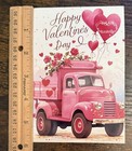 Happy Valentine’s Day Vintage Truck Roses #4867 Postcard Card Ephemera Journal — photo 3
