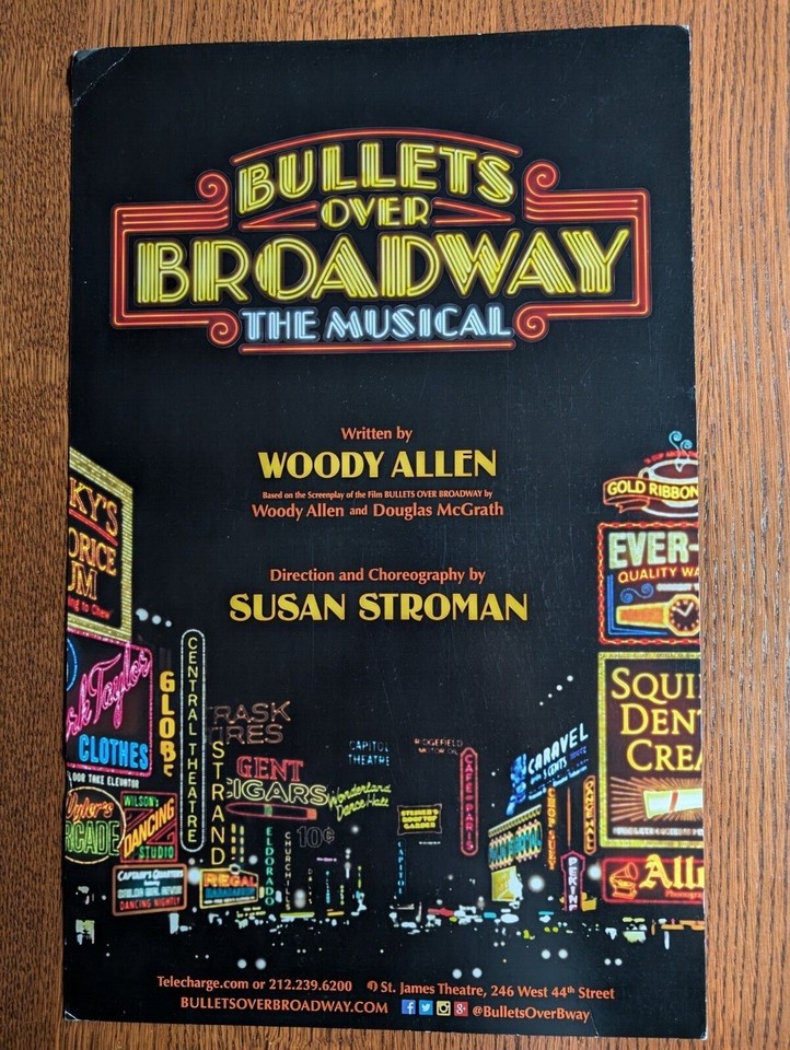 Broadway Poster Window Card 14X22" A Wide Range in Alpha Order | eBay