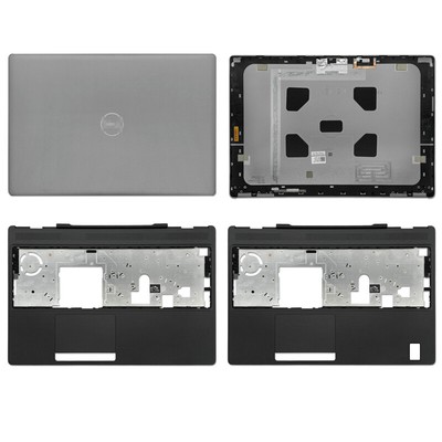 Coque arrière/repose paume couvercle arrière gris pour ordinateur