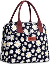 Lunch Bag Box for Women, 7.5 L Reusable Cooler  Insulated Tote Container, Daisy