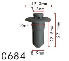 20pcs Fit Fordchrysler N8087915gc71rc3aa Trim Dash Console Push Retainer 20pcs Fit Fordchrysler N8087915gc71rc3aa Trim Dash Console Push Retainer