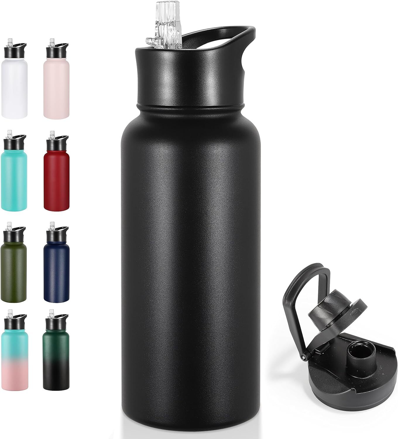 Stainless Steel Metal Water Bottles With Leak Pr...