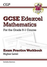 CGP Books, Cgp : GCSE Maths Edexcel Exam Practice Workboo FREE Shipping, Save £s