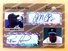 FELIX HERNANDEZ - MICHAEL BOURN 2005 Certified Dual Autograph #'d 8/10