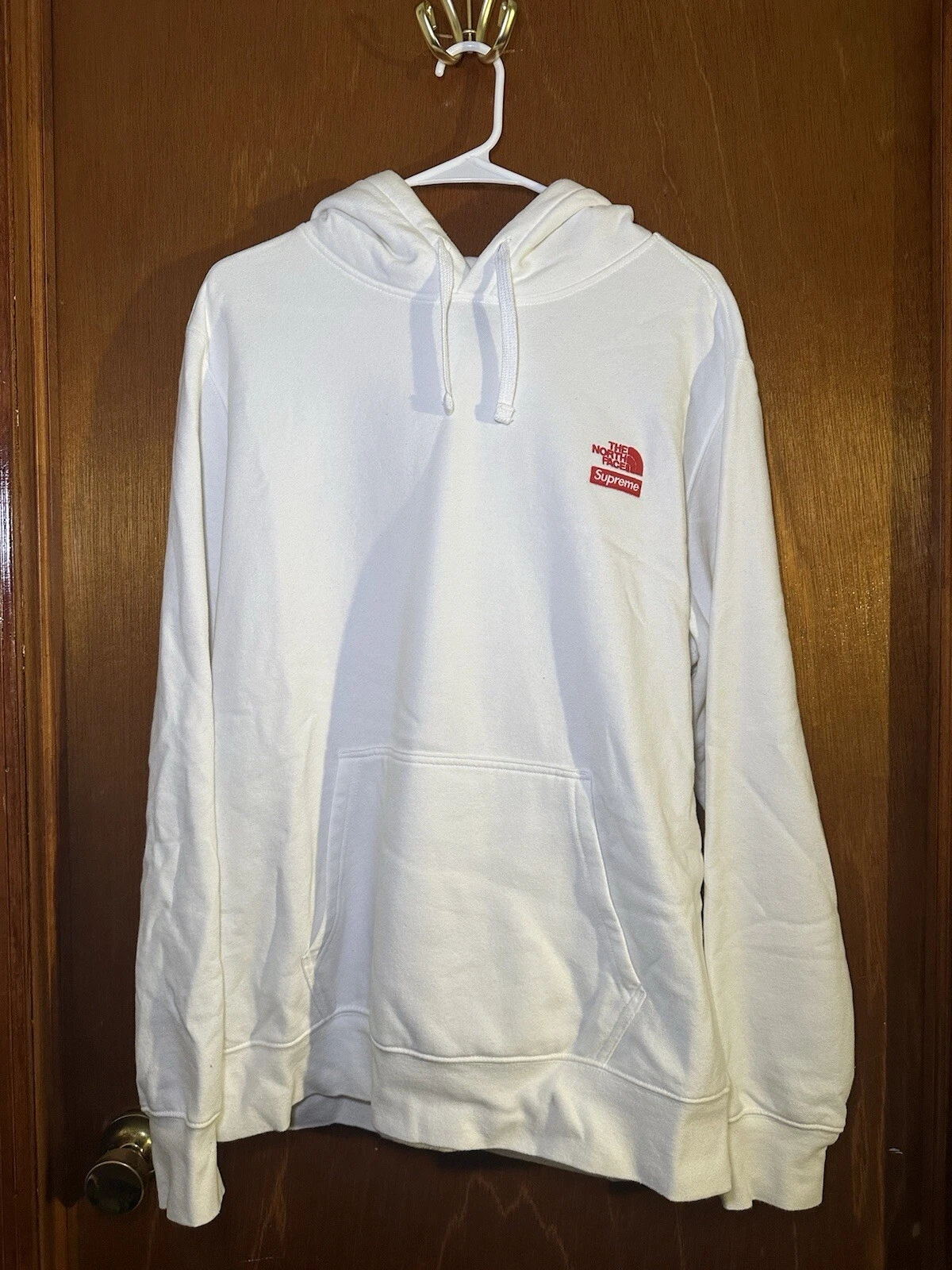 Sweat à capuche blanc Supreme The North Face Statue de la Liberté GRAND