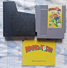 Mario & Yoshi Nintendo NES con embalaje e instrucciones