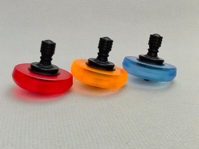 Acrylic Hand Twist Fidget Spinning Top Gyroscope Gyro Toy Ceramic Bead Spinner