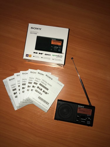 Sony XDRP1DBPB.CE7 Zakradio, Dab/Dab , 20 uur accu, Zwart