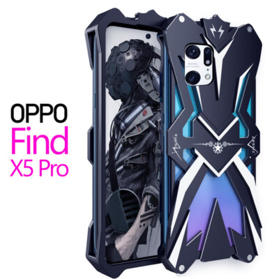 Powerful Shockproof Metal Armor For OPPO Find X5 Pro Case Cover Aluminum Bumper