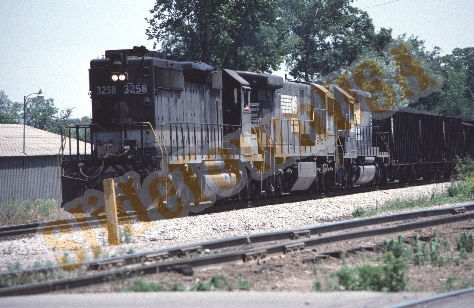Vtg 1987 Train Slide 3258 Southern Railway Engine X1Q119 | eBay