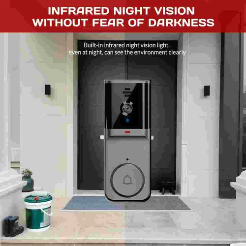 2025 Wireless Video Doorbell Smart Phone Security Camera Door Bell Ring Intercom - Picture 4 of 18