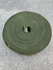 2" Wide Army Hunting Designer Camouflage Olive Green Burlap Roll, 100 yards