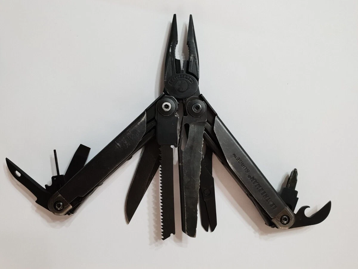 Leatherman Surge Large Multi Tool Large Scissors Heave Duty Black