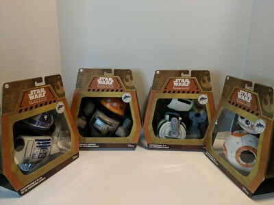 STAR WARS GALAXY'S EDGE TRADING POST CUSTOMIZABLE R2-D2 D-0 BB-8 & CHOPPER NEU
