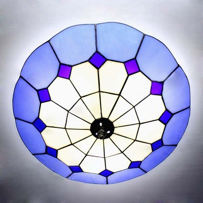 Victorian 2-light Chandelier Lamp Fixture Art Deco Flush Mount Ceiling Light