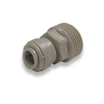 DM Fit Push Fit 3/8"" Push Fit x 3/4"" BSP Stecker - AMCB0609S