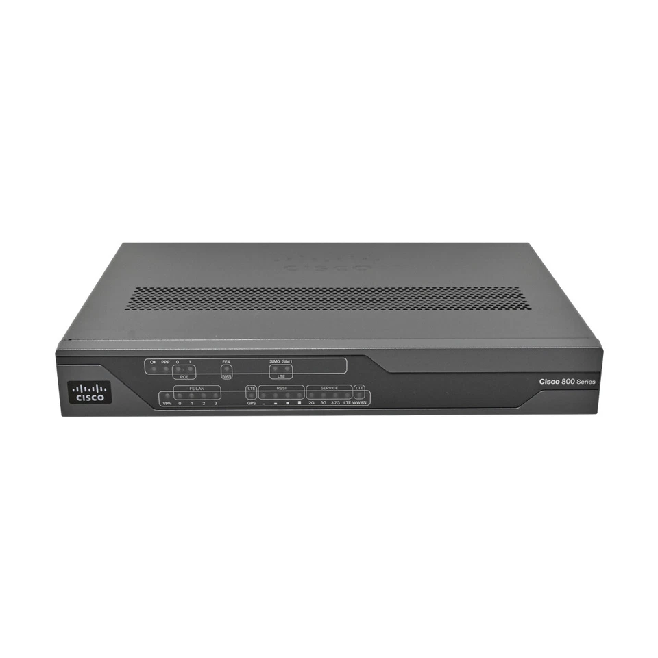 Cisco C881G-4G-GA-K9 4-Port Fast Ethernet Integrated Services Router - Bild 4 von 4