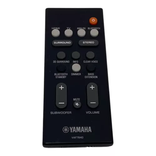 🌊 GENUINE YAMAHA REMOTE CONTROL VAF7640 ATS-1080 YAS-108 ATS1080 YAS108 WORKS