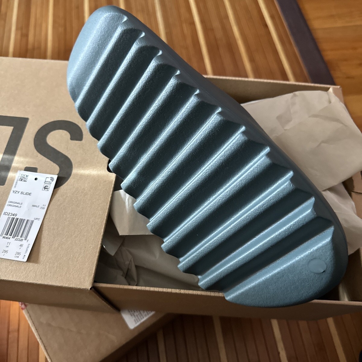靴 adidas YEEZY Slide Slate Marine adidas Yeezy Slide Slate Marine Men's - ID2349 - US