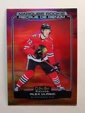2022-23 OPC PLATINUM HOCKEY ALEX VLASIC MARQUEE ROOKIE SUNSET #235 WJ