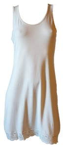 canotta lunga con pizzo