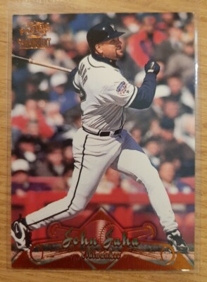 1998 PACIFIC PARAMOUNT COPPER JOHN JAHA #187 MILWAUKEE BREWERS