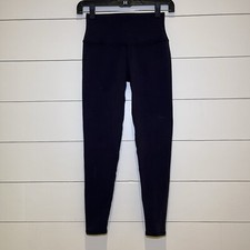 Alo Yoga Black Leggings Womens XS 24  Inseam Gym Athleisure EUC