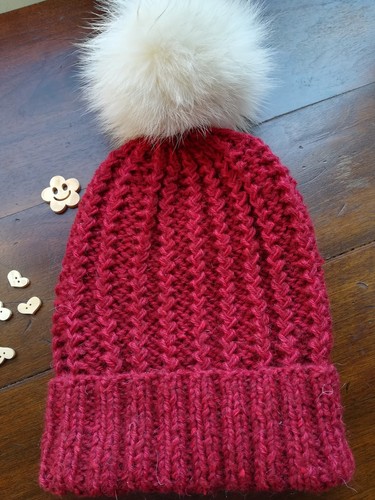 cappello invernale fatto a mano ai ferri in lana idea regalo natale | eBay