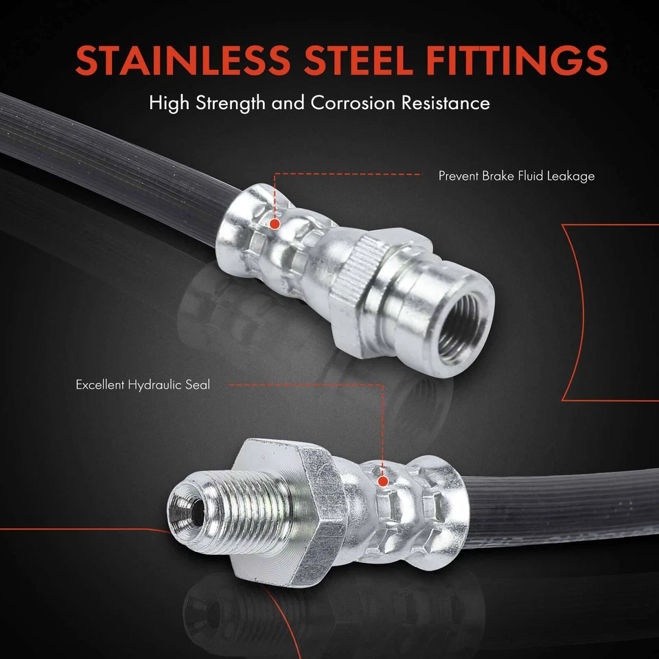 Mangueira hidráulica de freio para Chrysler Sebring Dodge Eagle Summit Mitsubishi Plymouth - Imagem 4 de 4