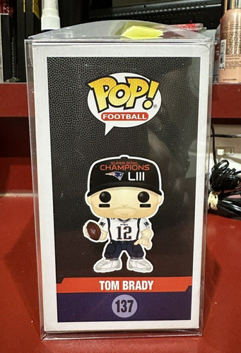 1/3 Tom Brady #137 Funko Pop! Bronzo metallizzato con diamanti SOLO 3 CAPRE ESISTENTI - Foto 7 di 8