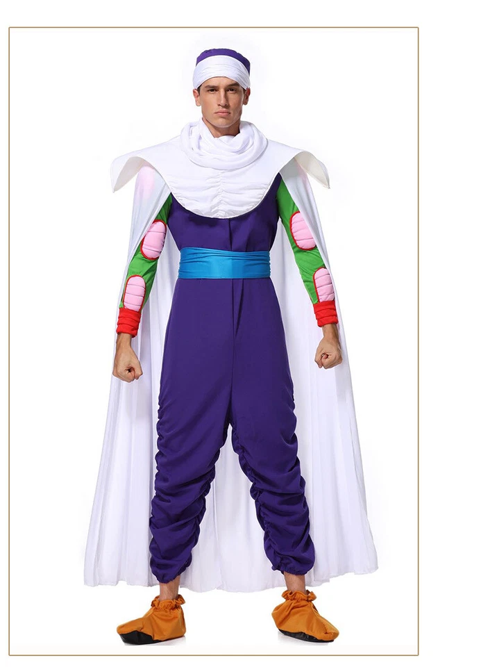 Dragon Ball Z Piccolo Adult Costume Pikkoro Junia Suit Anime Halloween Cosplay - Image 2 of 4
