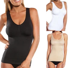 Women's Cami Body Shaper Bra Tank Tops Firm Tummy Control Slim Camisole