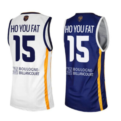 Custom Ho You Fat #15 Basketball Jersey Sewn Name Number Adult/Youth