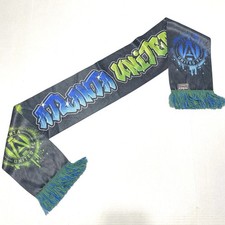 USA Soccer RUFFNECK Scarf Fringe 56   ATLANTA UNITED Acrylic Excellent