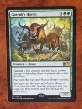 Garruk's Horde MTG Magic the Gathering Card LP Lightly Played W17