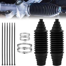 Inner Tie Rod Boot Kit, 8.66x2.36x2.36in Silicone Steering Rack Tool... 