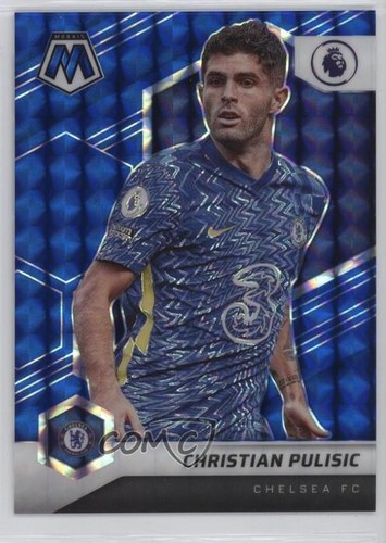 Christian Pulisic [Blue Mosaic] #2 2021 Panini Mosaic Premier League card