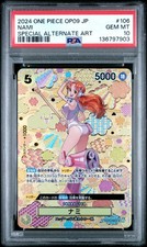 2024 ONE PIECE JAPANESE OP09-EMPERORS IN THE NEW WORLD #106 NAMI PSA 10